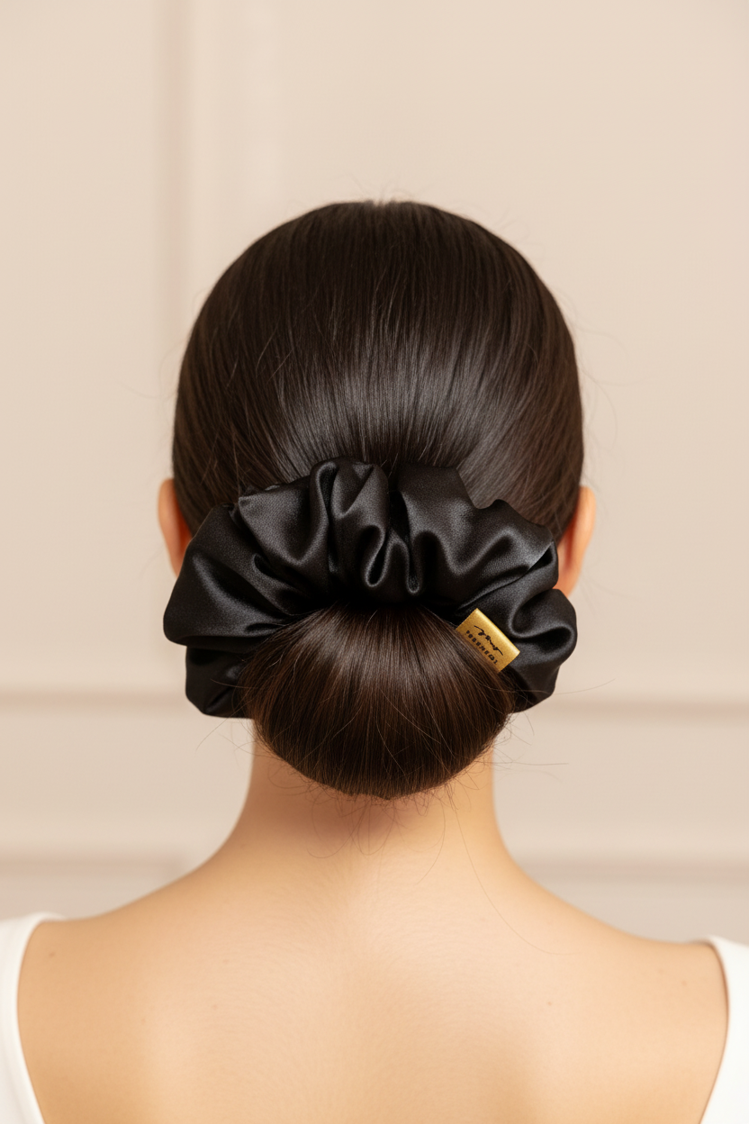 SCRUNCHIE MEDIANO SEDA ELEGANC
