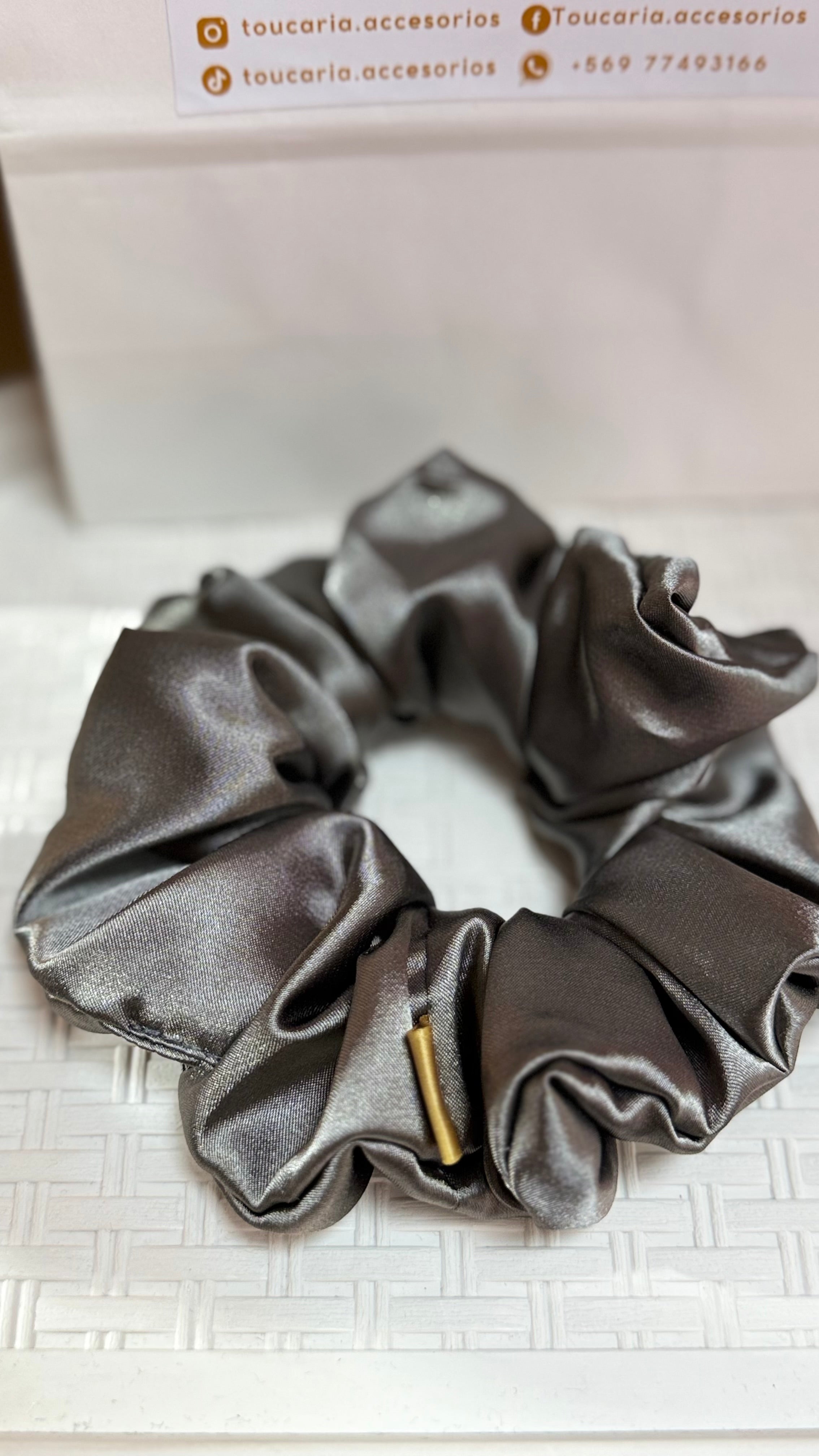 SCRUNCHIE MEDIANO SEDA ELEGANC
