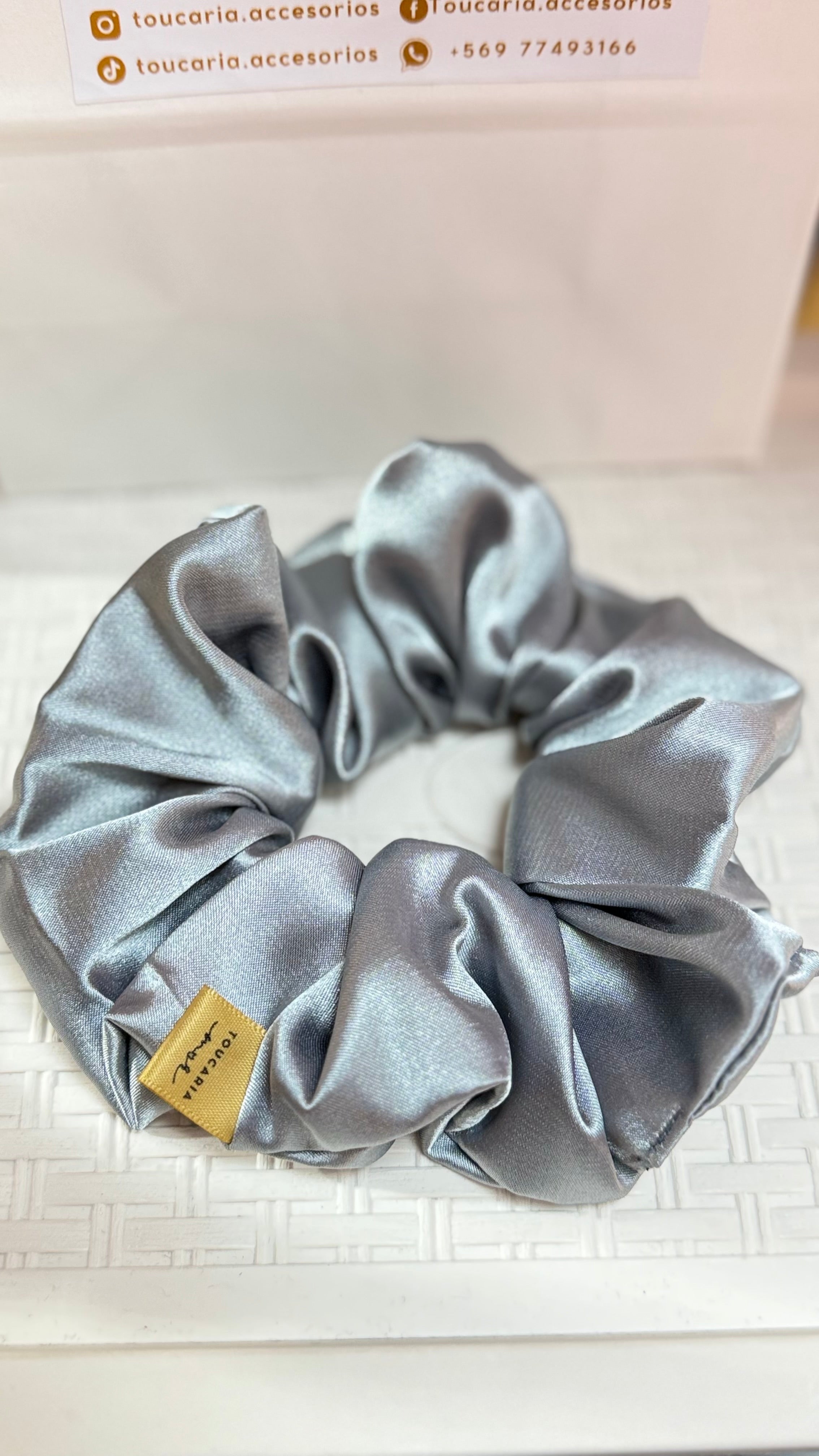 SCRUNCHIE MEDIANO SEDA ELEGANC