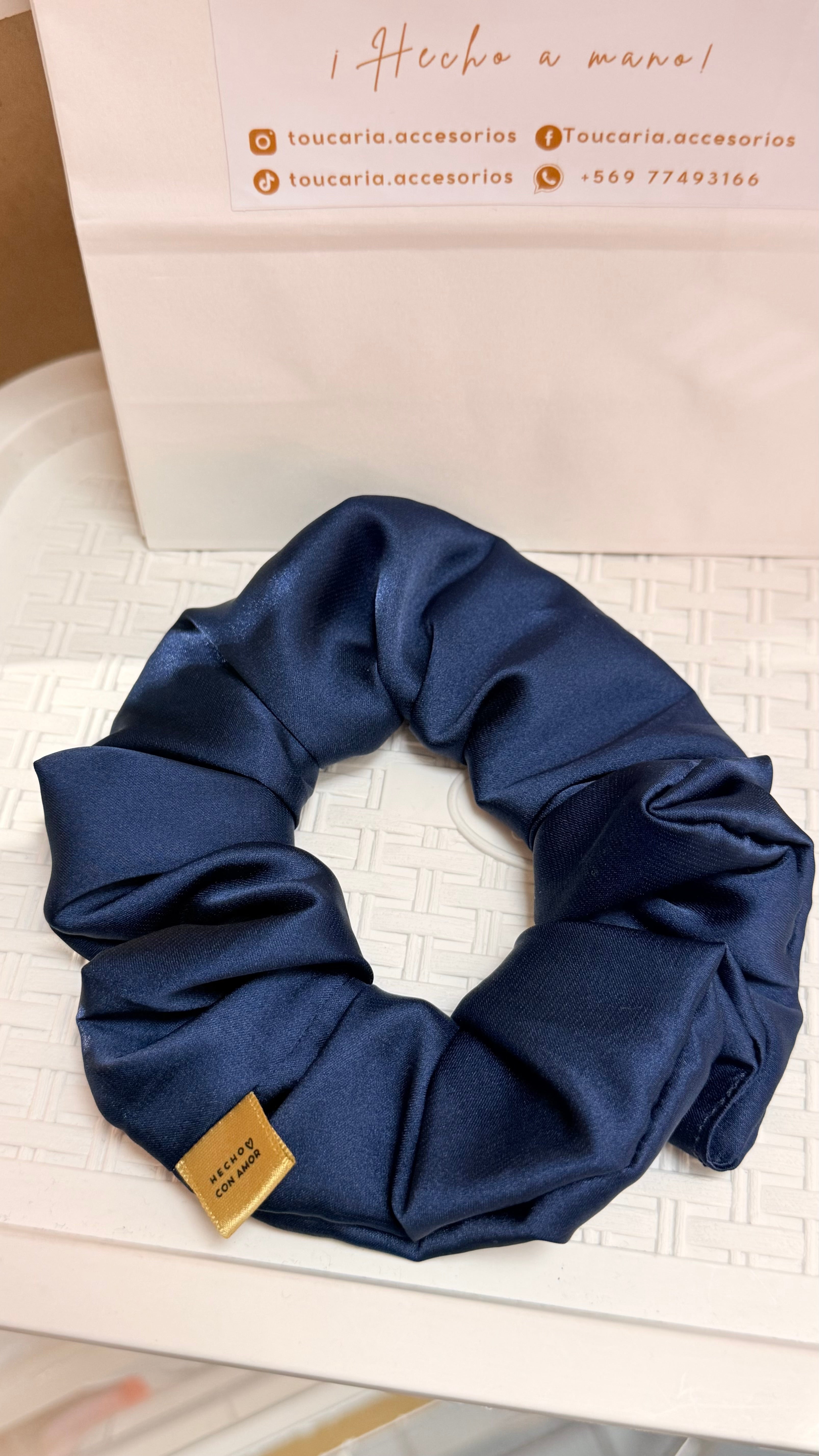 SCRUNCHIE MEDIANO SEDA ELEGANC