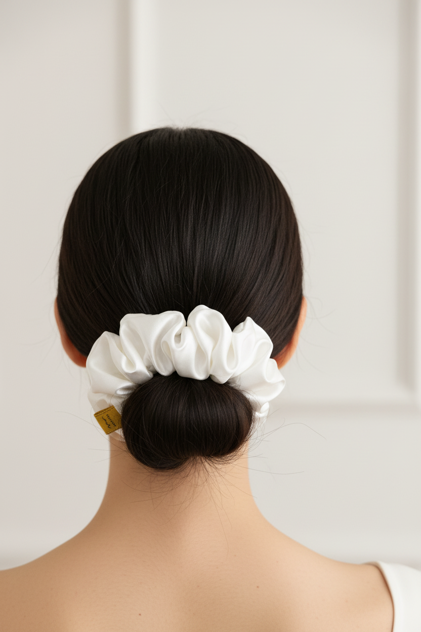 SCRUNCHIE MEDIANO SEDA ELEGANC